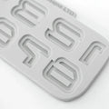 Science Fiction Alphabet and Numbers Silicone Mould Set of 2