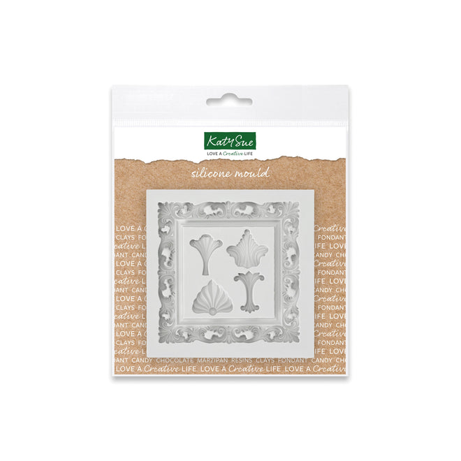 Square Frame and Corners Silicone Mould