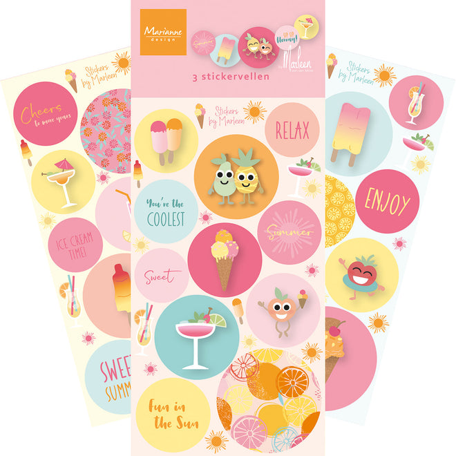 Marianne Design Stickers - Fresh Lemonade by Marleen