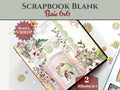 CrafTreat Scrapbook Blanks - Basic 6x6 - Black & Kraft Color