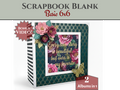 CrafTreat Scrapbook Blank Precut Album Base - Basic 6x6 - White and Ivory