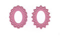 Cameo Dies - Two Star Flower Oval - Medium