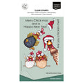 Vaessen Creative • Clear Stamps Christmas Chickens 2 10pcs