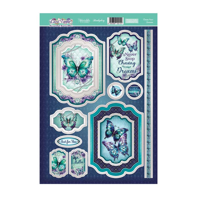 Chase Your Dreams Card Topper Sheet