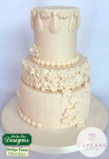 Beaded Pearl Borders Silicone Mould