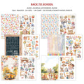 Back To School Junk Journal & Ephemera Book A4 32/Pkg