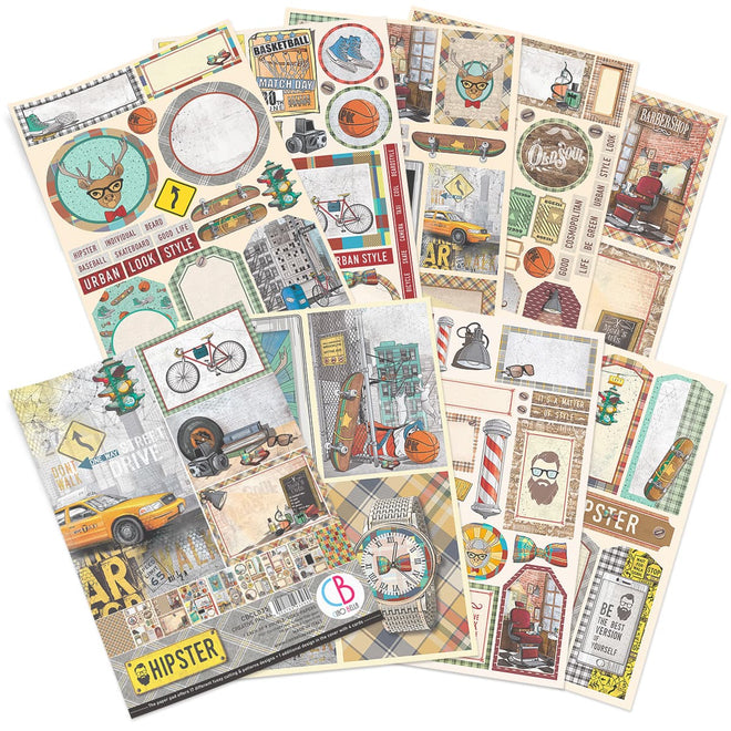 Ciao Bella Hipster Creative Pad A4 9/Pkg