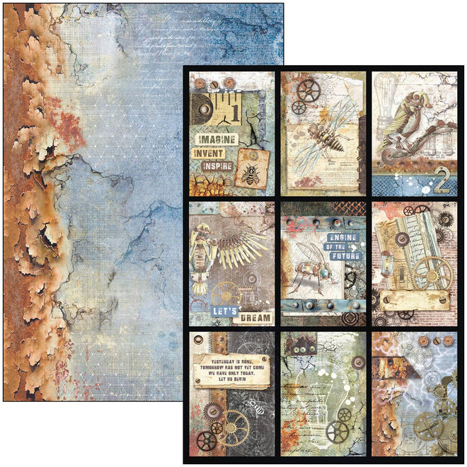 Ciao Bella Engine Of The Future Creative Pad A4 9/Pkg