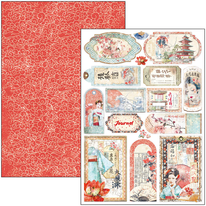Land Of The Rising Sun Creative Pad A4 9/Pkg