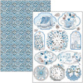 Elegance of Blue Creative Pad A4 9/Pkg
