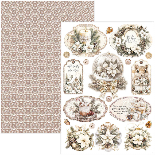 Winter Season Creative Pad A4 9/Pkg
