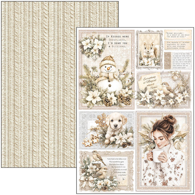 Winter Season Creative Pad A4 9/Pkg