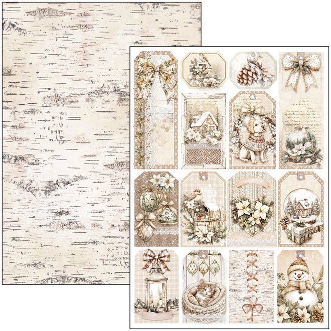 Winter Season Creative Pad A4 9/Pkg