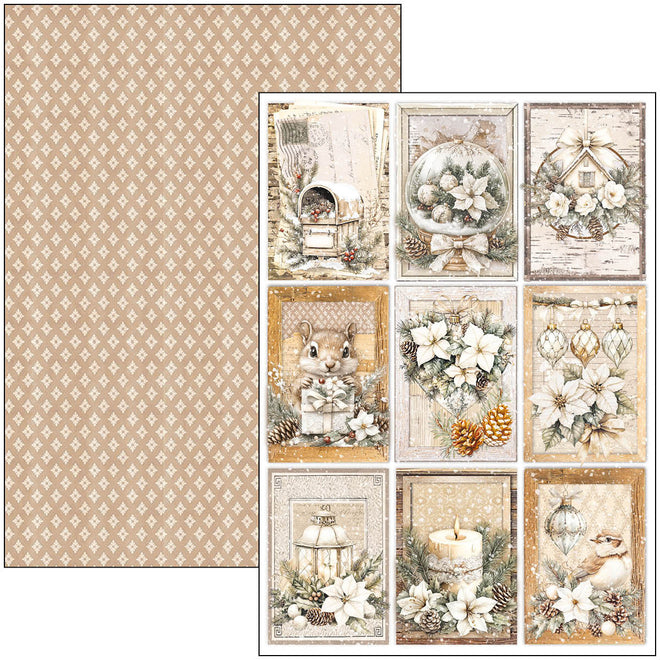 Winter Season Creative Pad A4 9/Pkg