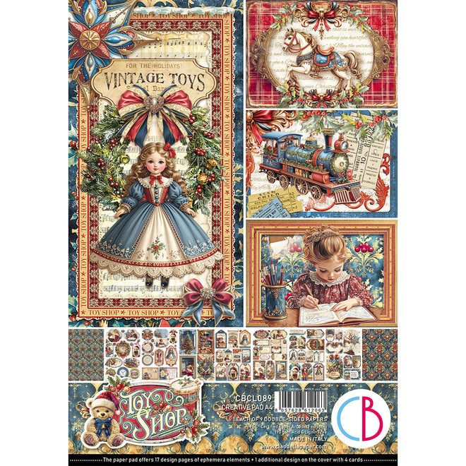 Toy Shop Creative Pad A4 9/Pkg
