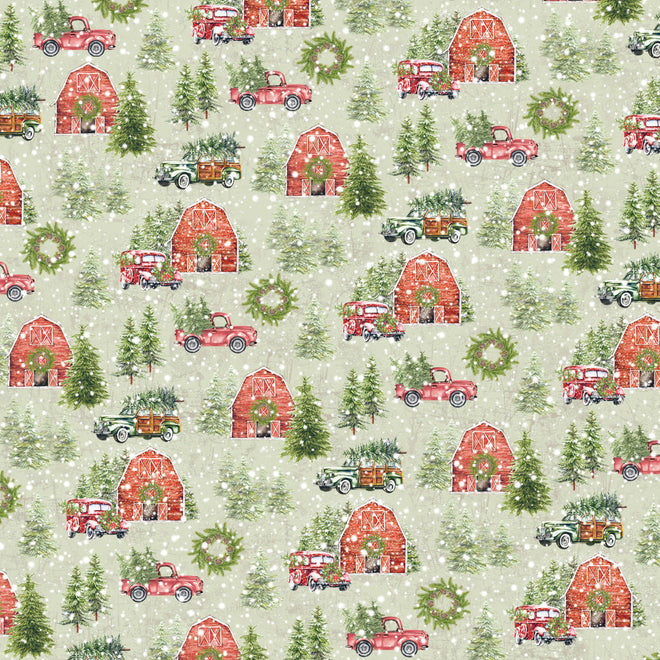 Christmas Vibes Pad 8x8 12/Pkg