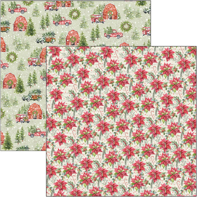 Christmas Vibes Pad 8x8 12/Pkg