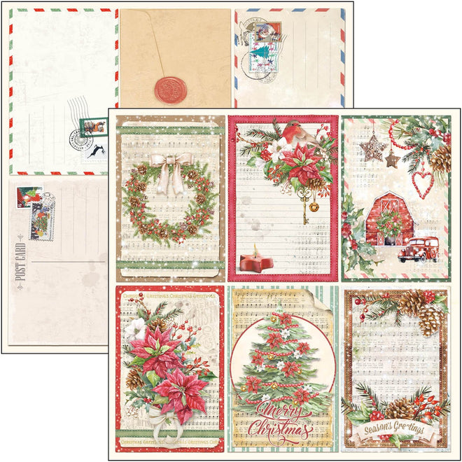 Christmas Vibes Pad 8x8 12/Pkg