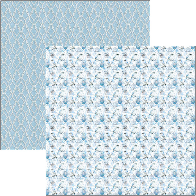 Elegance of Blue Pad 8"x8" 12/Pkg