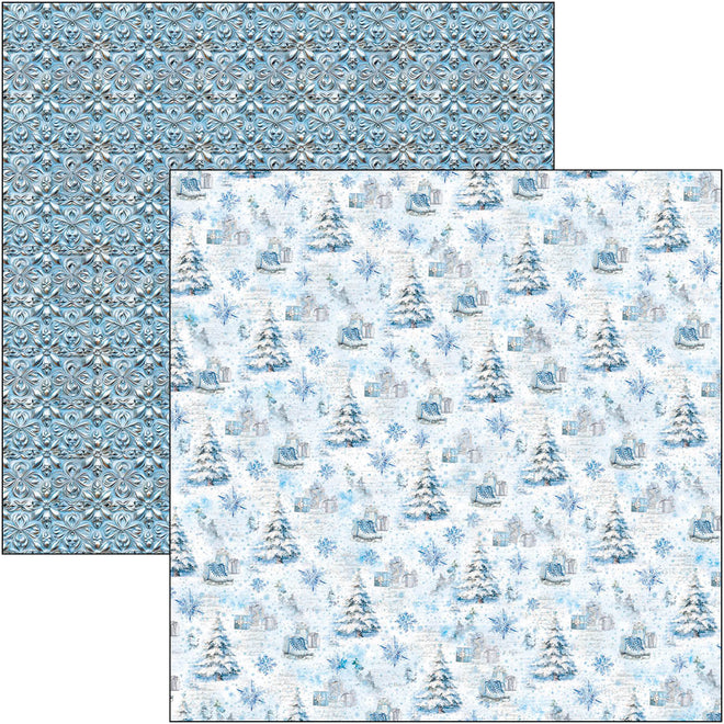 Elegance of Blue Pad 8"x8" 12/Pkg