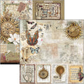 Cabinet Of Curiosities Pad 8"x8" 12/Pkg