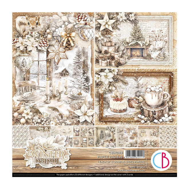 Winter Season Pad 8"x8" 12/Pkg