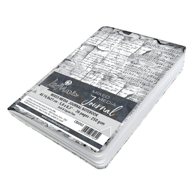 Mixed Media Journal Notebook A5 5.8x8.3” 36/Pkg 250GSM