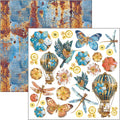 Esprit de Voyage Paper Pad 12"x12" 12/Pkg