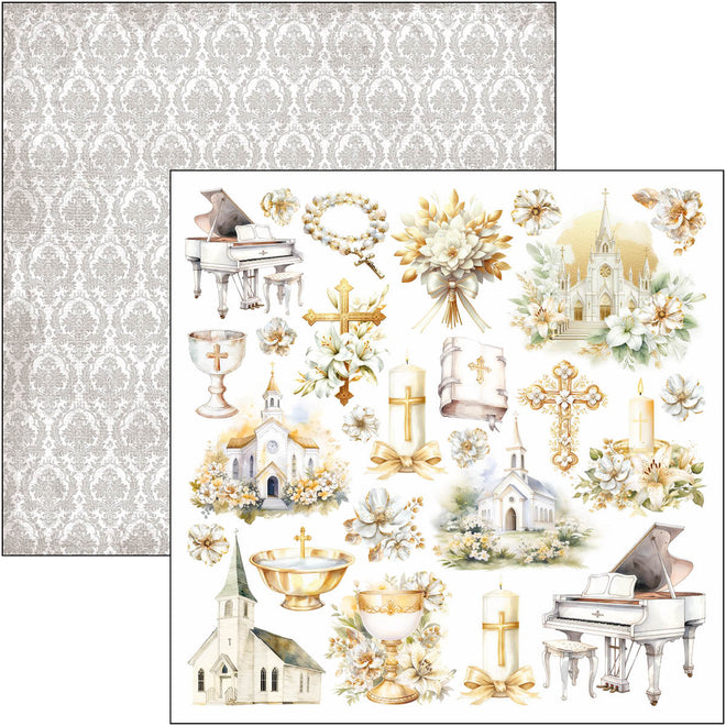 Blessing Day Paper Pad 12"x12" 12/Pkg