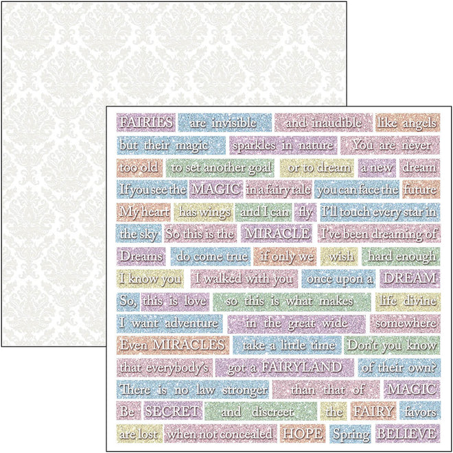 Ciao Bella Enchanted Land Fussy Cut Pad 6"x6" 24/Pkg