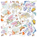 Ciao Bella Enchanted Land Fussy Cut Pad 6"x6" 24/Pkg