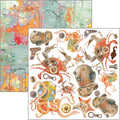 Coral Reef Fussy Cut Pad 6"x6" 24/Pkg