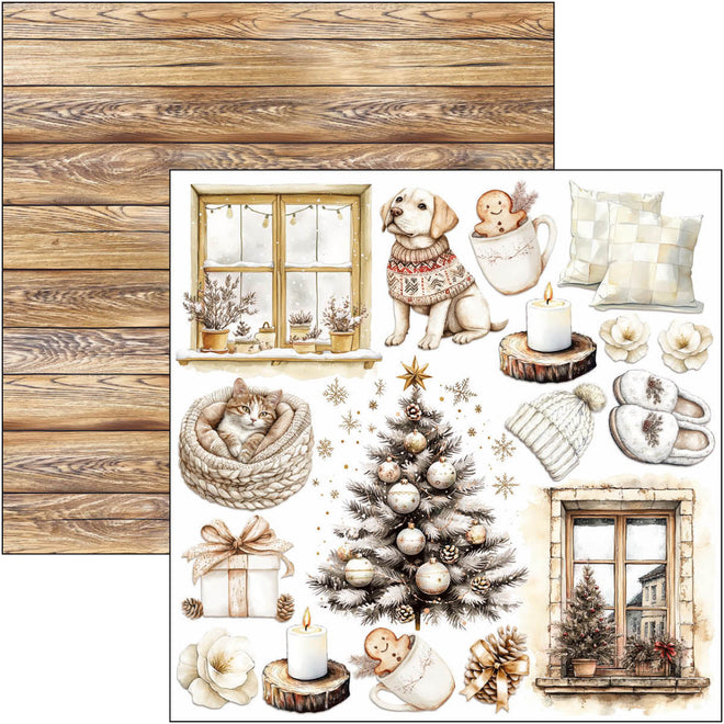 Winter Season Fussy Cut Pad 6"x6" 24/Pkg