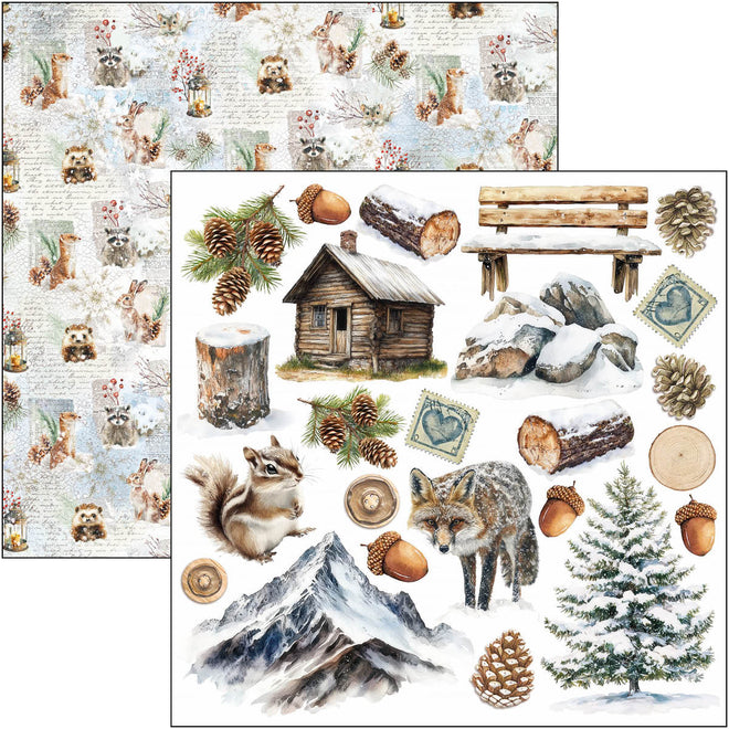 Forest Tales Fussy Cut Pad 6"x6" 24/Pkg