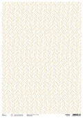 Ciao Bella Rice Paper A3 Piuma Feuillage - 3 Sheets