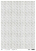 Ciao Bella Rice Paper A3 Piuma Woollen Weft - 3 Sheets