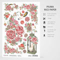 Ciao Bella Rice Paper A4 Frozen Roses