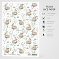 Ciao Bella Rice Paper A4 Sparrow Nest