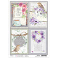 Ciao Bella Rice Paper A4 Sparrow Hill Cards
