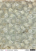 Rice Paper A4  Piuma Royal Postmarks - 5 Sheets