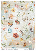 Rice Paper A4 Piuma Blossoms dance - 5 Sheets