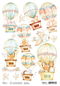 Ciao Bella Rice Paper A4 Piuma Tenderness - 5 Sheets
