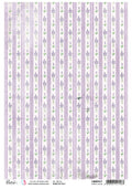 Rice Paper A4 Piuma Purple Fields - 5 Sheets