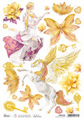 Rice Paper A4 Piuma Ethereal Elements - 5 Sheets