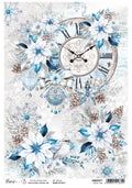 Rice Paper A4 Snowy Time - 5 Sheets