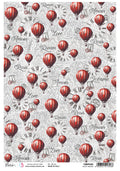 Rice Paper A4 Velvet Dreams - 5 Sheets