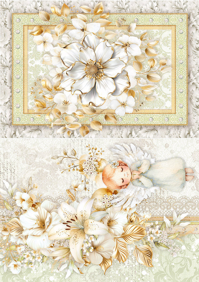 Rice Paper A5 MIXED 8/Pkg Blessing Day