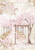 Rice Paper A5 MIXED 8/Pkg Secret Garden