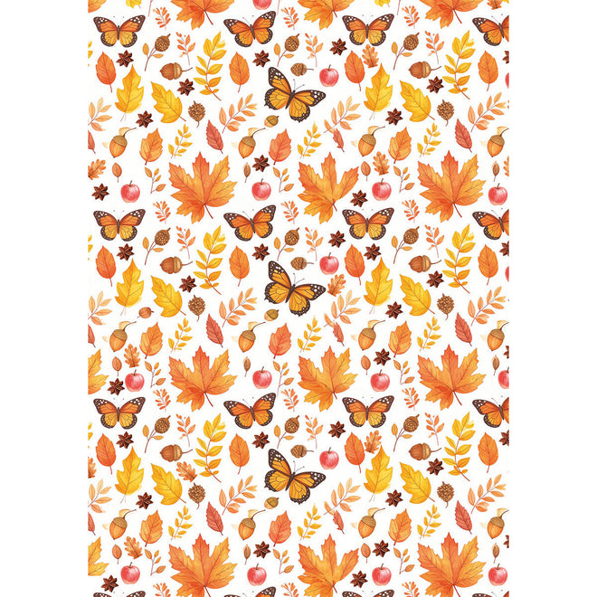 Rice Paper A5 MIXED 8/Pkg Hello Fall