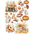 Rice Paper A5 MIXED 8/Pkg Hello Fall